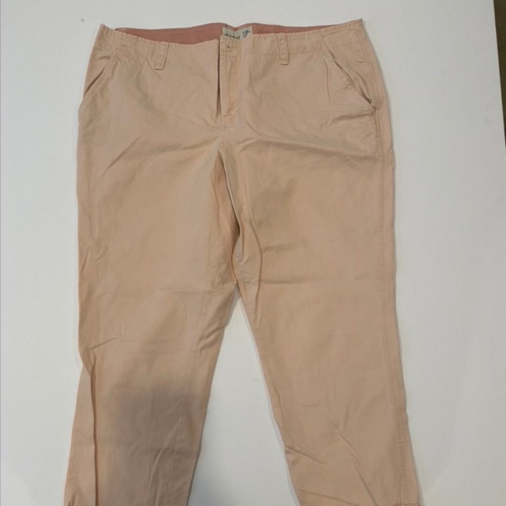 Old Navy pink straight leg denim pants 16